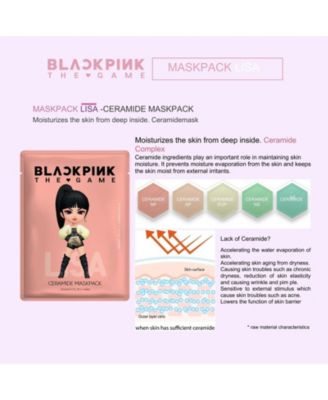 "BLACKPINK THE GAME" MASKPACK SET - LISA (CERAMIDE)