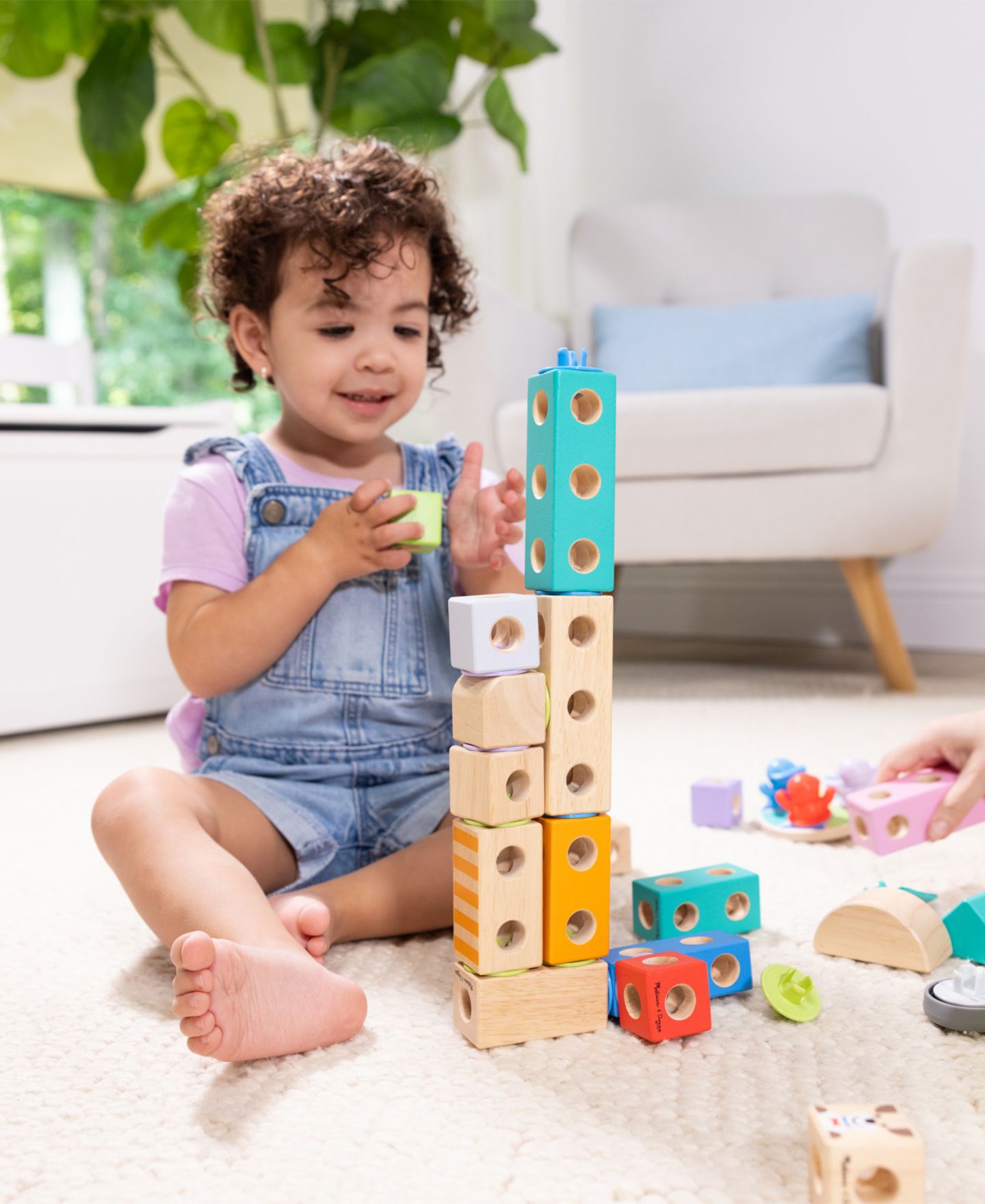 Детский конструктор Melissa and Doug Blockables Town Play Set — фото 2