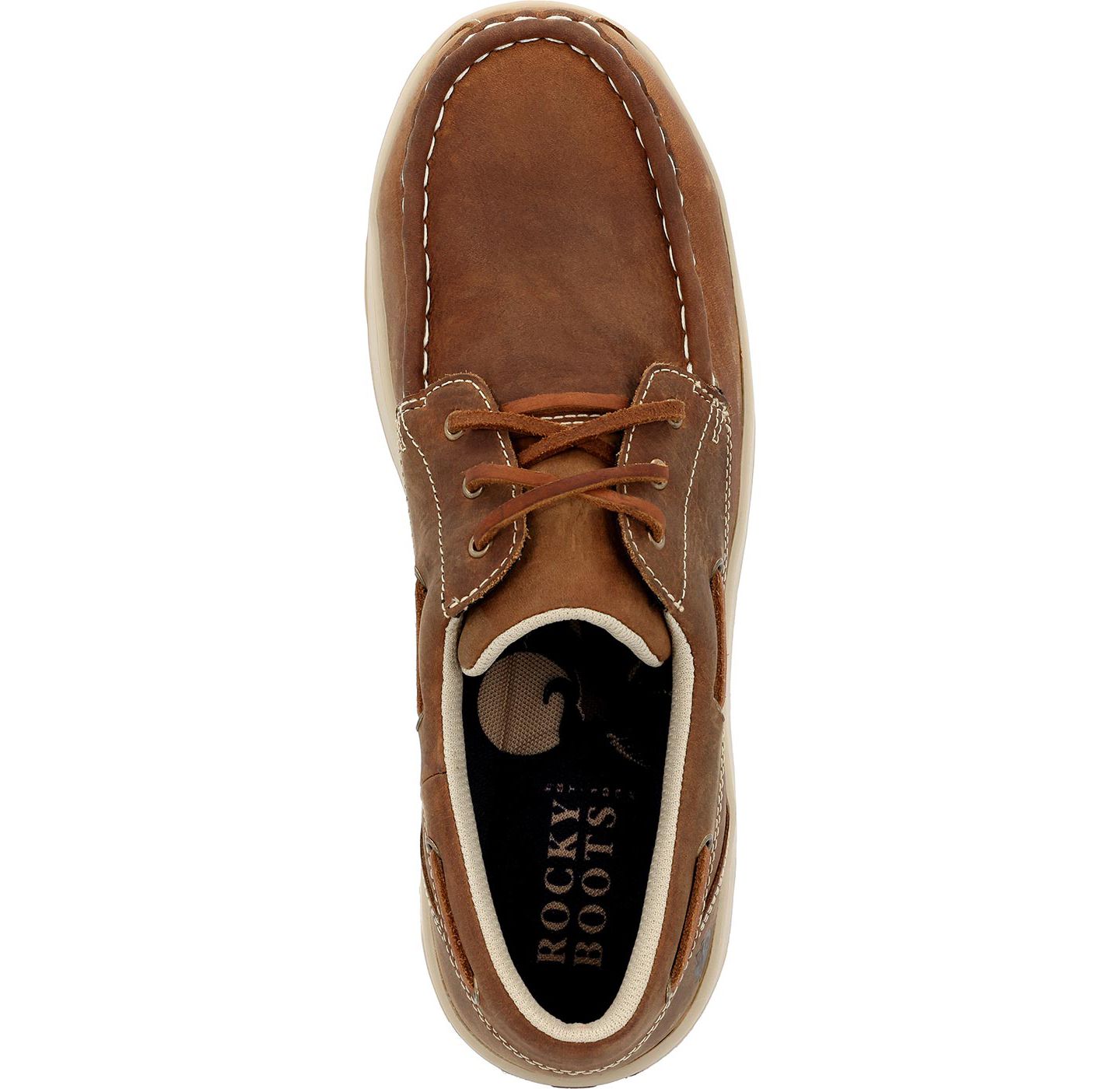 Мужские туфли ROCKY Dry-Strike SRX Composite Toe Work Shoe, цвет: Коричневый — фото 7