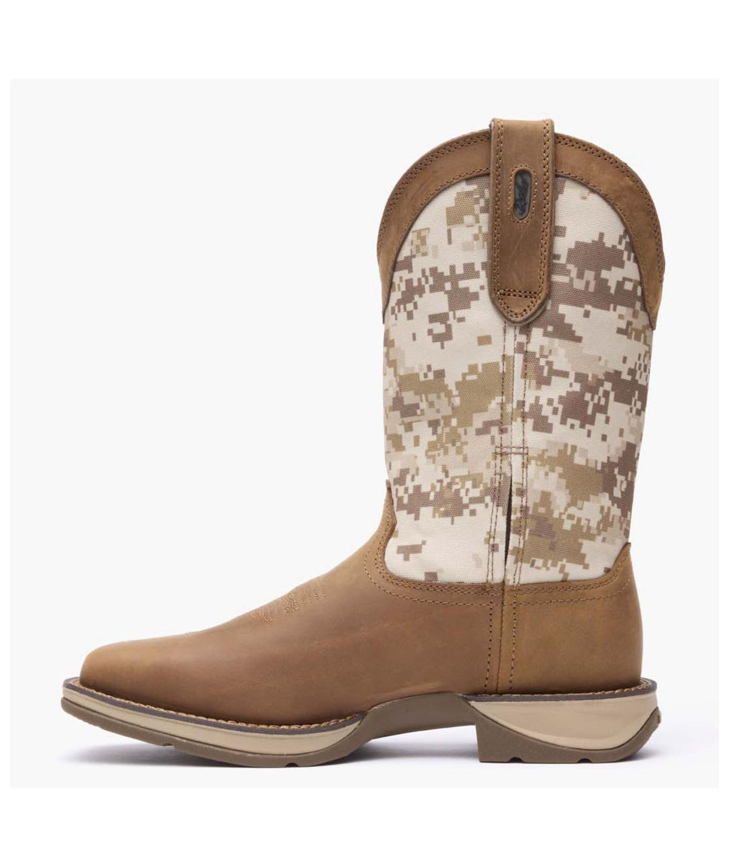 Мужские ботинки Durango Rebel by Desert Camo Pull-on Western, цвет: Коричневый / Камуфляж — фото 5