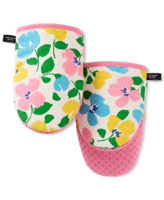 Painterly Bouquet Mini Mitt Set, 5.5" x 8"