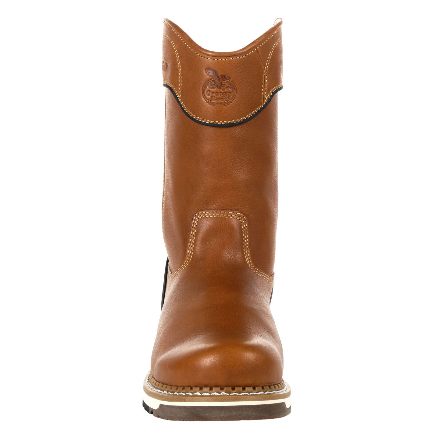 Мужские ботинки GEORGIA BOOT Amp LT Wedge Pull On Work Boot, цвет: Коричневый — фото 7