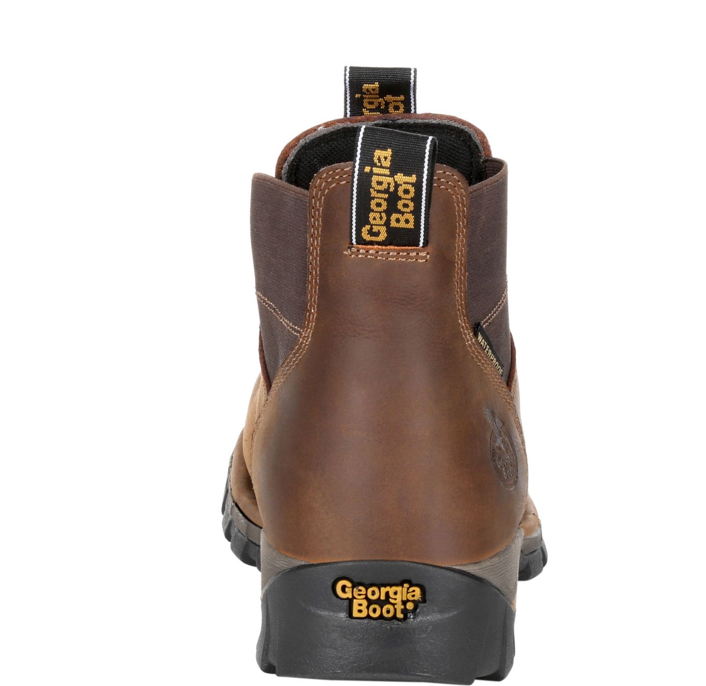 Мужские ботинки GEORGIA BOOT Eagle One Steel Toe Waterproof Chelsea Work Boot, цвет: Коричневый — фото 4