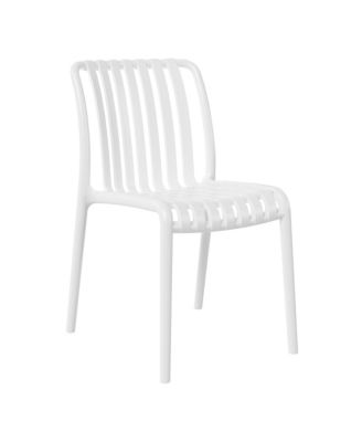 3-Piece Outdoor Patio Bistro Balcony Furniture Set With Stackable Chairs