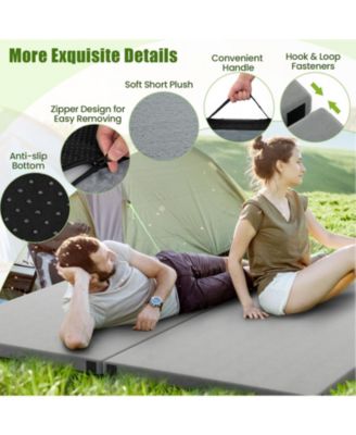 Indoor outdoor Sleeping mat with High density foam Cushion and Carrying Bag