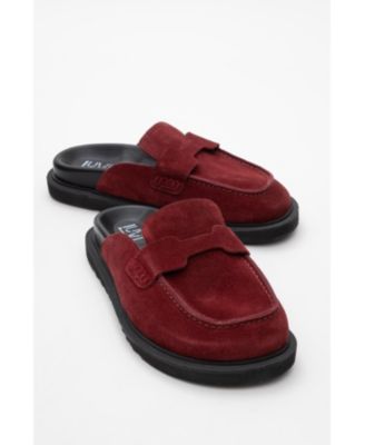 Laven Suede Leather Clogs