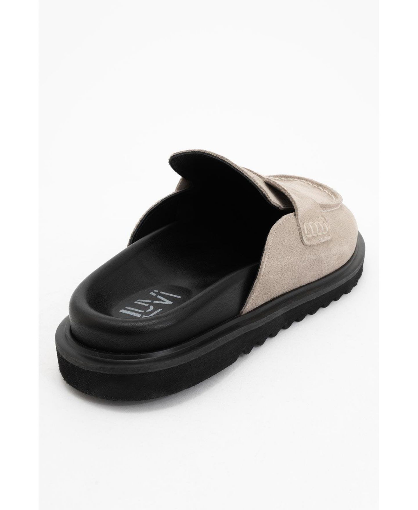 Женские сабо Forever & Always Shoes Laven Suede Leather, цвет: Бежевый замшевый кожаный — фото 4