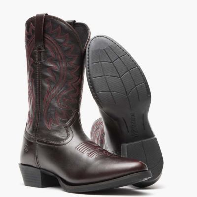 Men's Shyloh Burgundy Western Boot