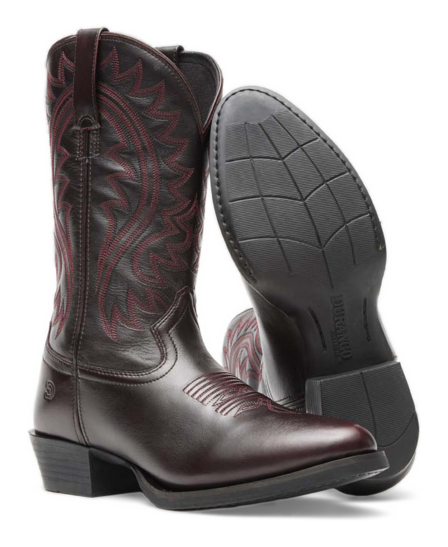 Мужские ботинки Durango Shyloh Burgundy Western Boot, цвет: Бордовый — фото 3