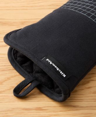 Gourmet Series Gridlines Oven Mitts Set, Pack of 2