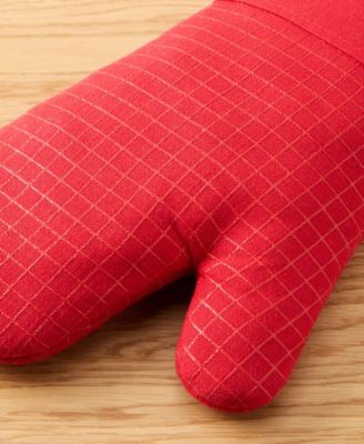 Gourmet Series Gridlines Oven Mitts Set, Pack of 2