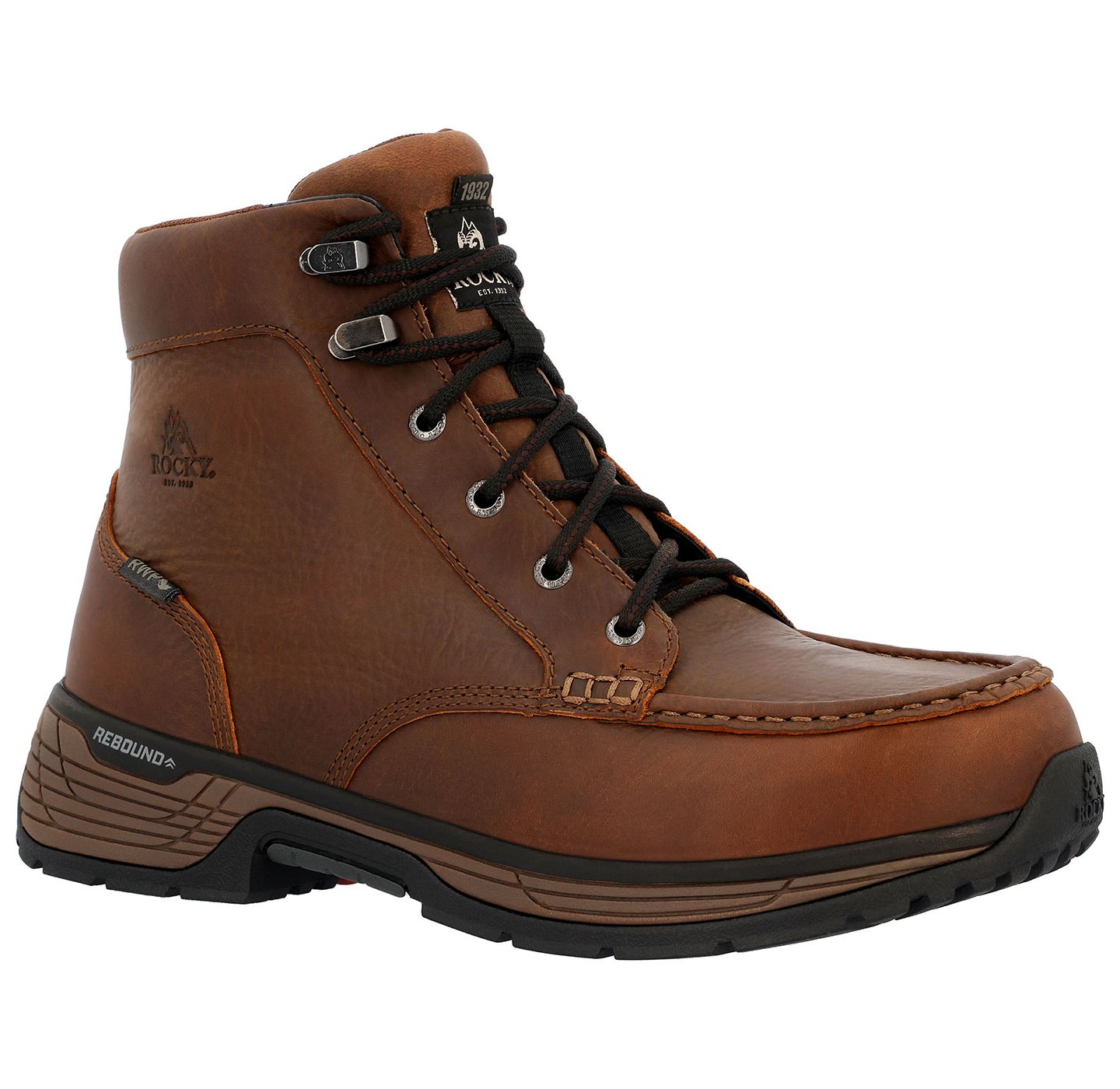 Мужские ботинки ROCKY Treadflex 6" Waterproof Work Boot, цвет: Crazy Horse — фото 7