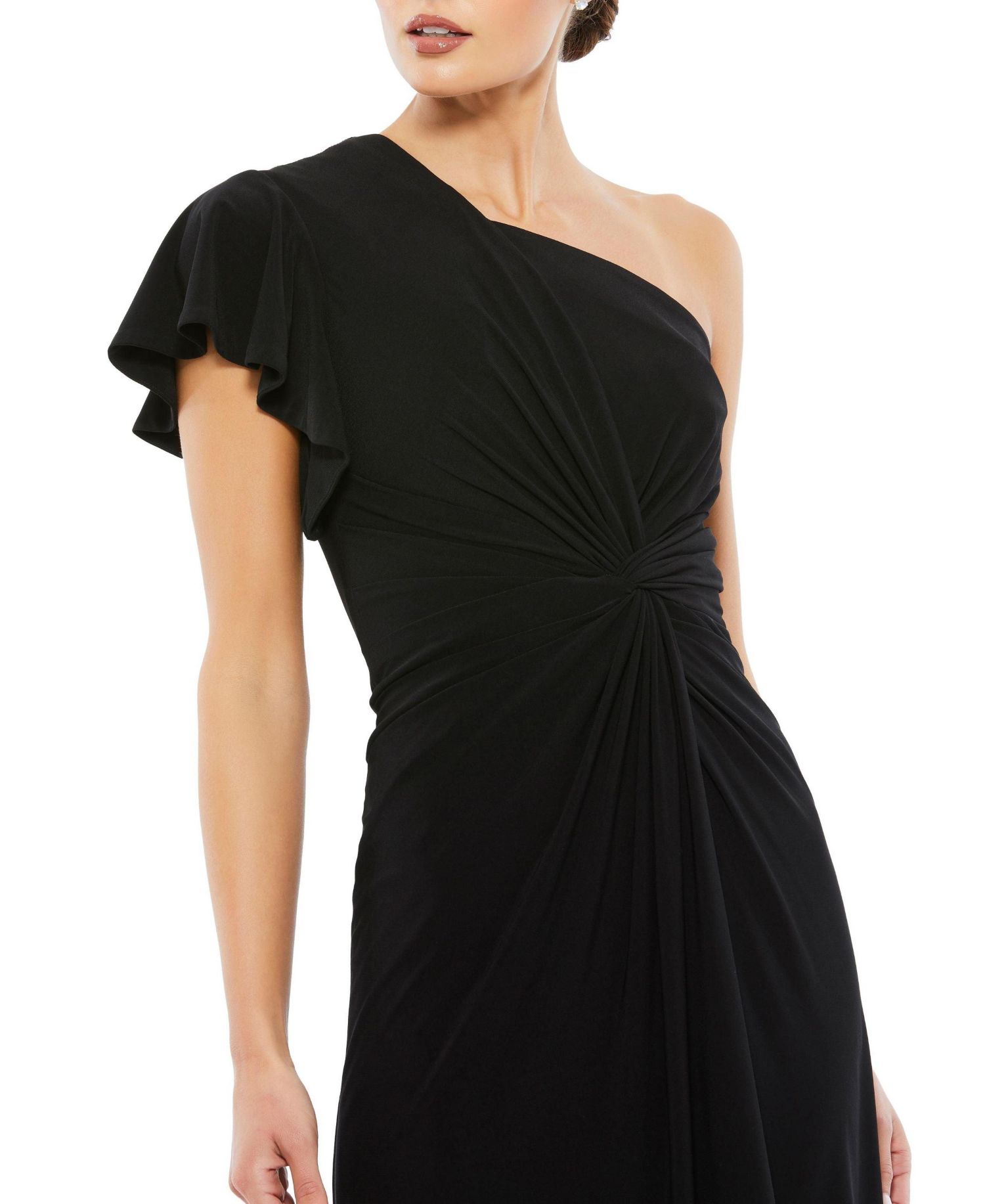 Women's One Shoulder Midi Length