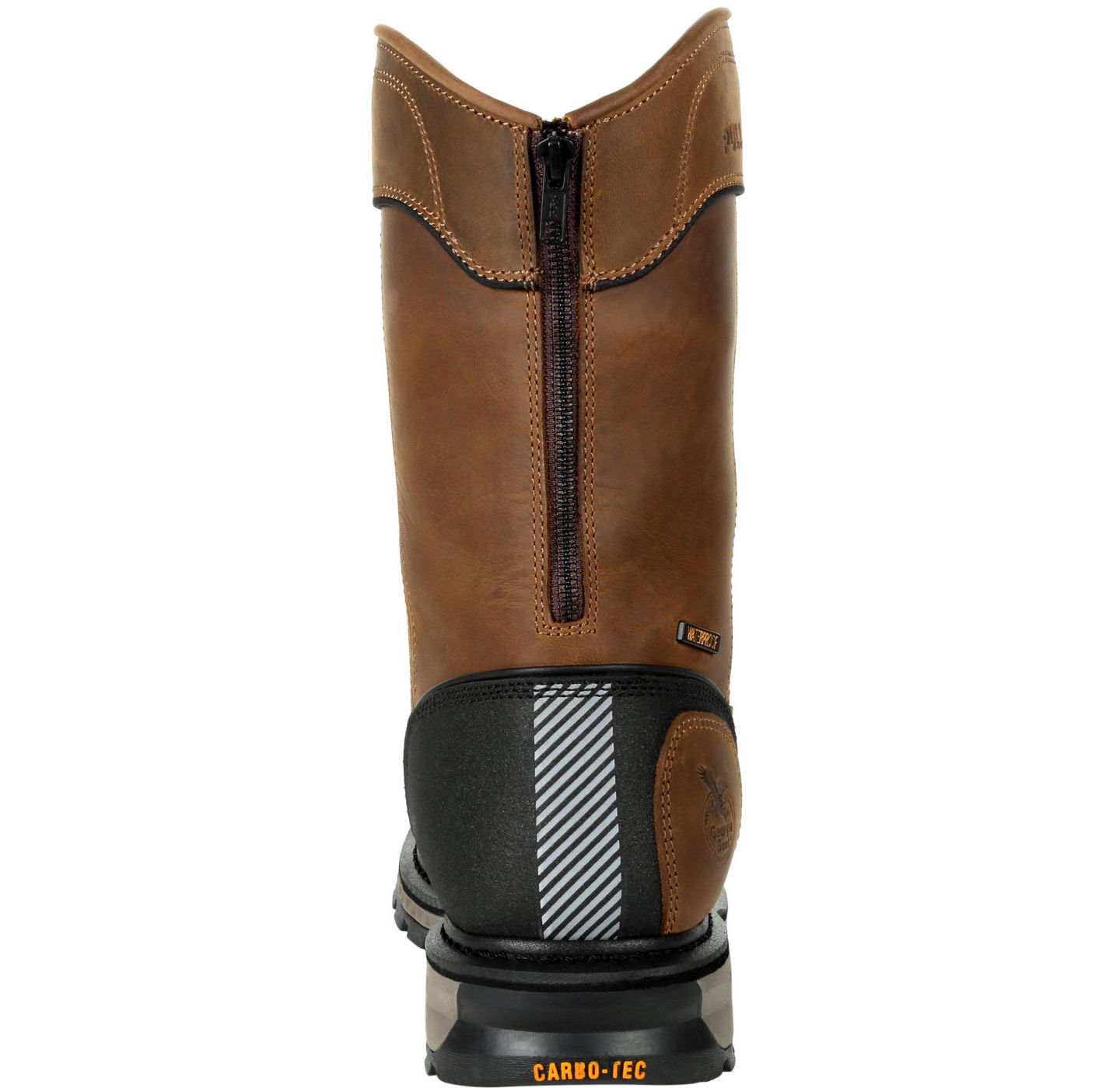 Мужские ботинки GEORGIA BOOT Carbo-Tec LTX Waterproof Composite Toe Pull On Boot, цвет: Чёрный / Коричневый — фото 5