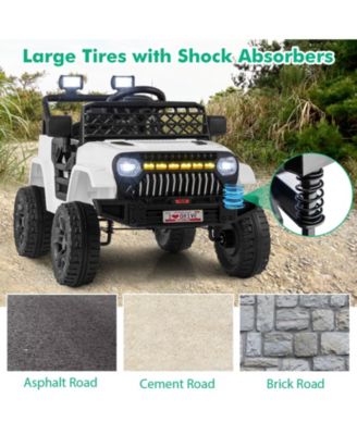 12V Kids Ride on Truck Car with Parental Remote and Music Player