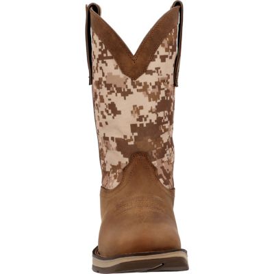 Men's Rebel by Desert Camo Pull-on Western Boot