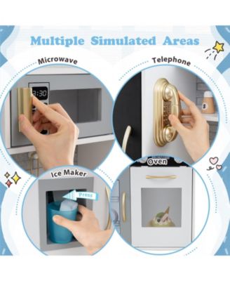 Toddler Pretend Play Kitchen for Boys and Girls 3-6 Years Old