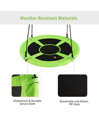 40 Inch Flying Saucer Tree Swing Indoor Outdoor Play Set
