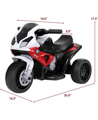 6V Kids 3 Wheels Riding BMW Licensed Electric Motorcycle