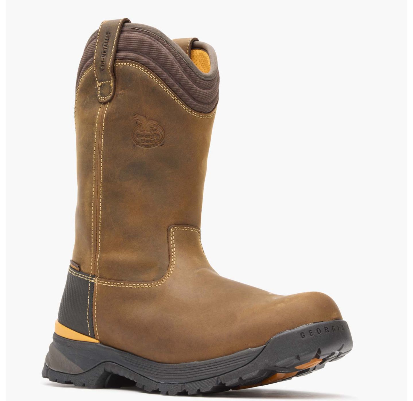 Мужские ботинки GEORGIA BOOT Tbd Waterproof Wellington Pull-On Boot, цвет: Коричневый — фото 8