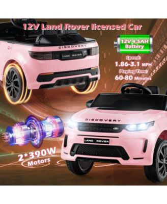12V Kids Ride On Car with Remote Control Lockable Doors Slow Start System and LED Lights