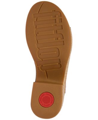 Women's Strappy Leather Cork Platform Sandals