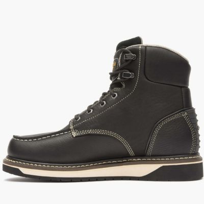 Men's AMP LT Wedge Waterproof Moc-Toe Black Work Boot