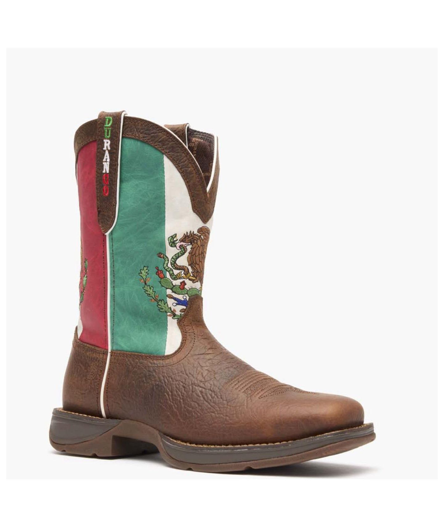 Мужские ботинки Durango Rebel by Mexico Flag Western Boot, цвет: Коричневый — фото 1