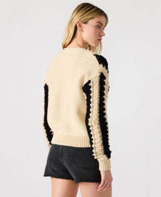 Women's Lucas Striped Knit Button-Front Cardigan