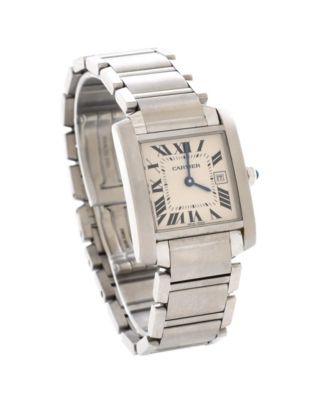 Tank Francaise Quartz Watch in Stainless Steel 25mm