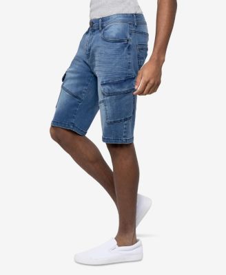 X RAY Men's 12" Denim Cargo Shorts
