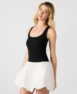 Women's Bubble Linnea Mixed-Media Mini Dress