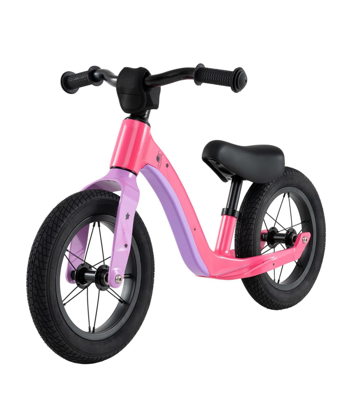Детская игрушка Mecale 12-Inch Adjustable-Seat Rotatable-Handlebar Balance Bike, Ages 3+, цвет: Розовый — фото 1
