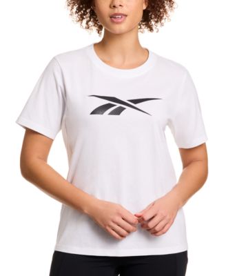 Reebok - Women's Cotton Logo-Graphic Crewneck T-Shirt