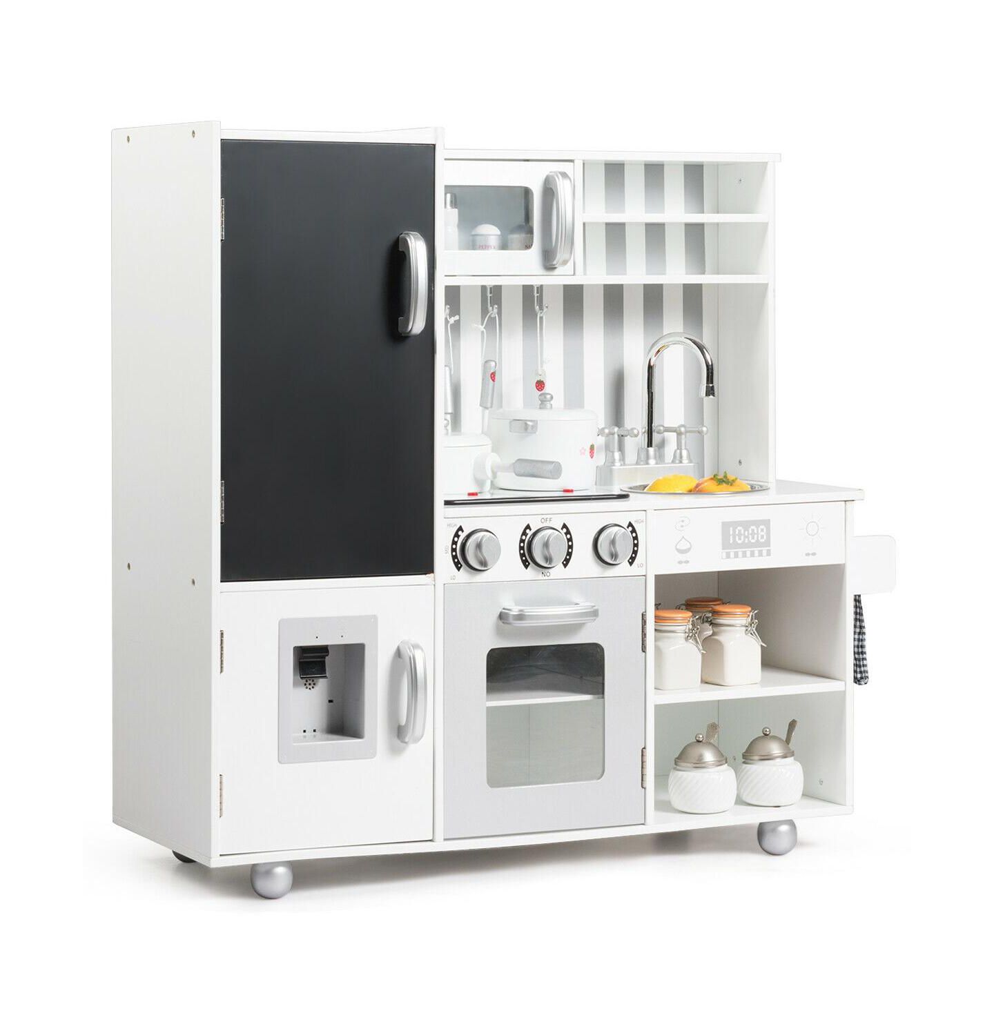 Детский игровой набор Mecale Cooking Kitchen Playset with Lights and Sounds, Ages 3+, цвет: Белый — фото 1