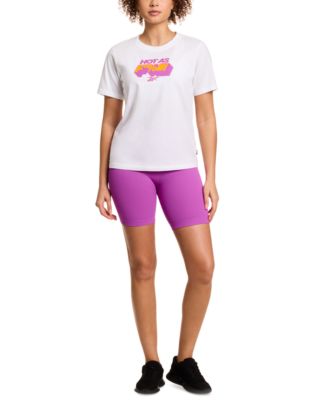 Women's Ribbed Solid-Color 6" Bike Shorts