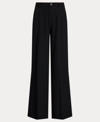 Women's Double-Faced Georgette Wide-Leg Pants