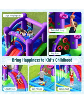 Inflatable Water Slide Castle without Blower