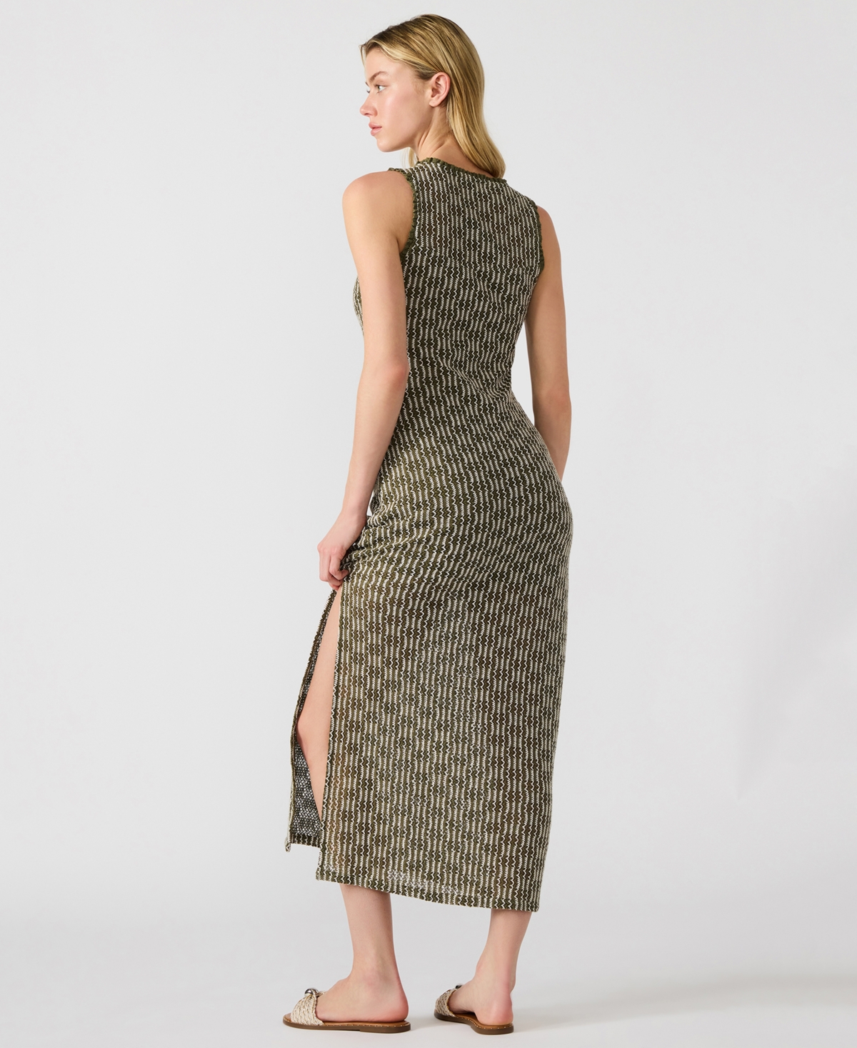 Steve Madden Nyssa Textured Sleeveless Knit Dress