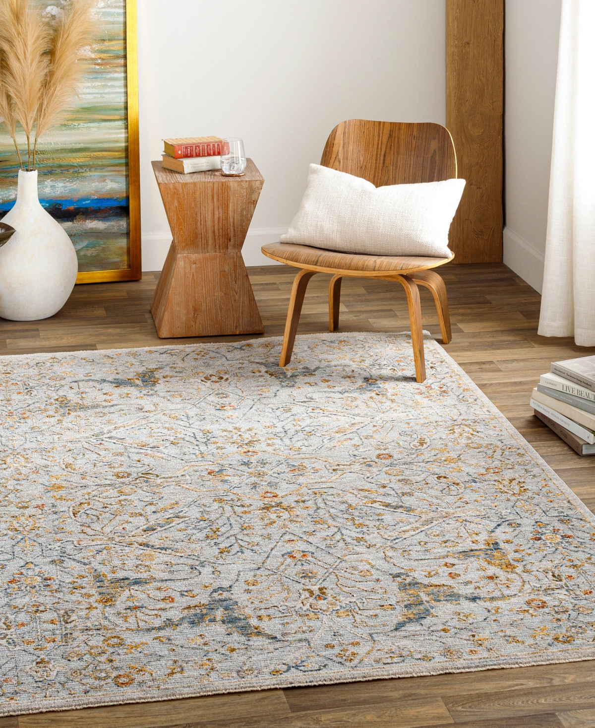 Livabliss Reina Ren-2301 10'x13'11" Area Rug In Blue