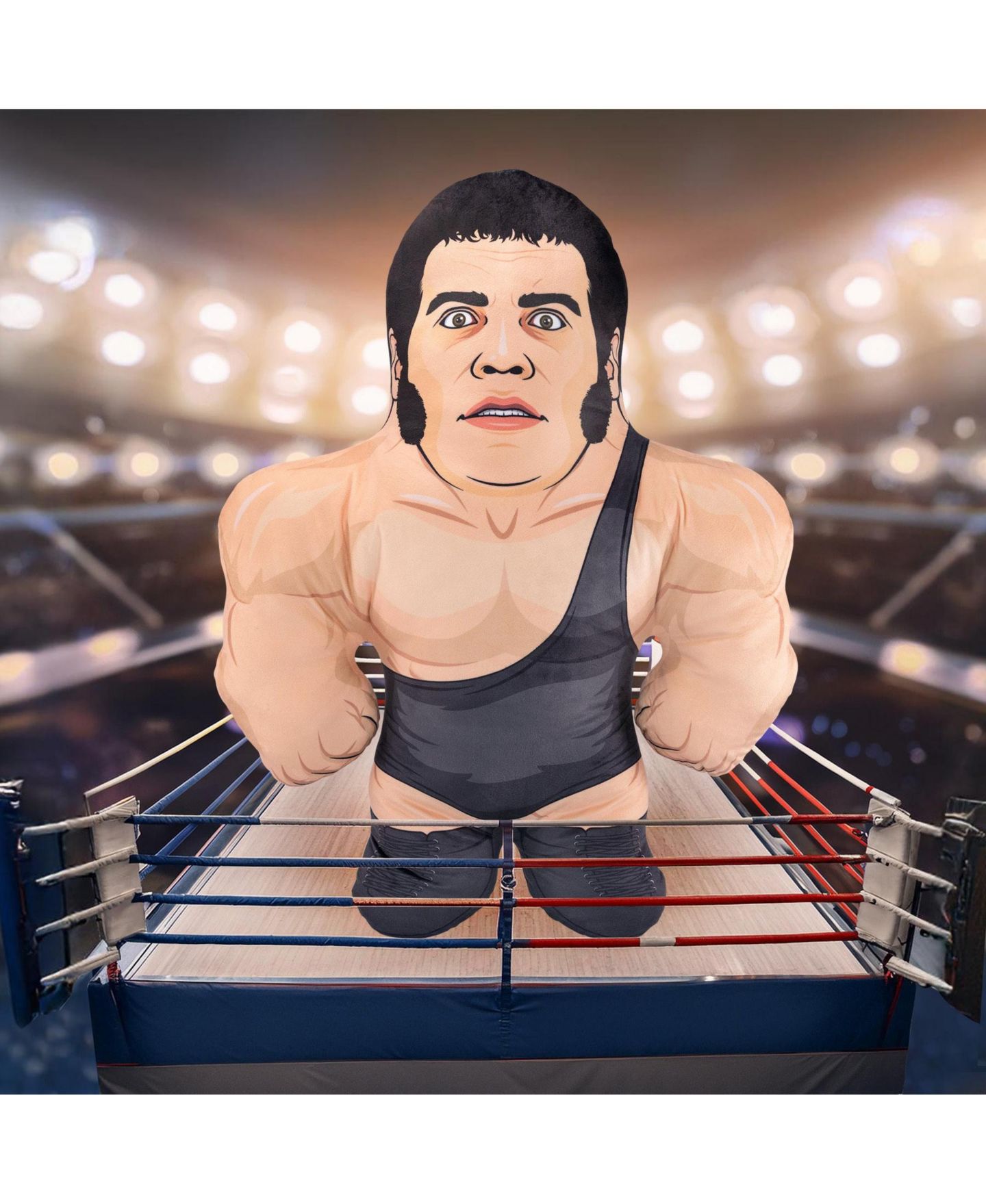 Детская мягкая игрушка Bleacher Creatures Andre the Giant 28" Bleacher Buddy Plush — фото 4