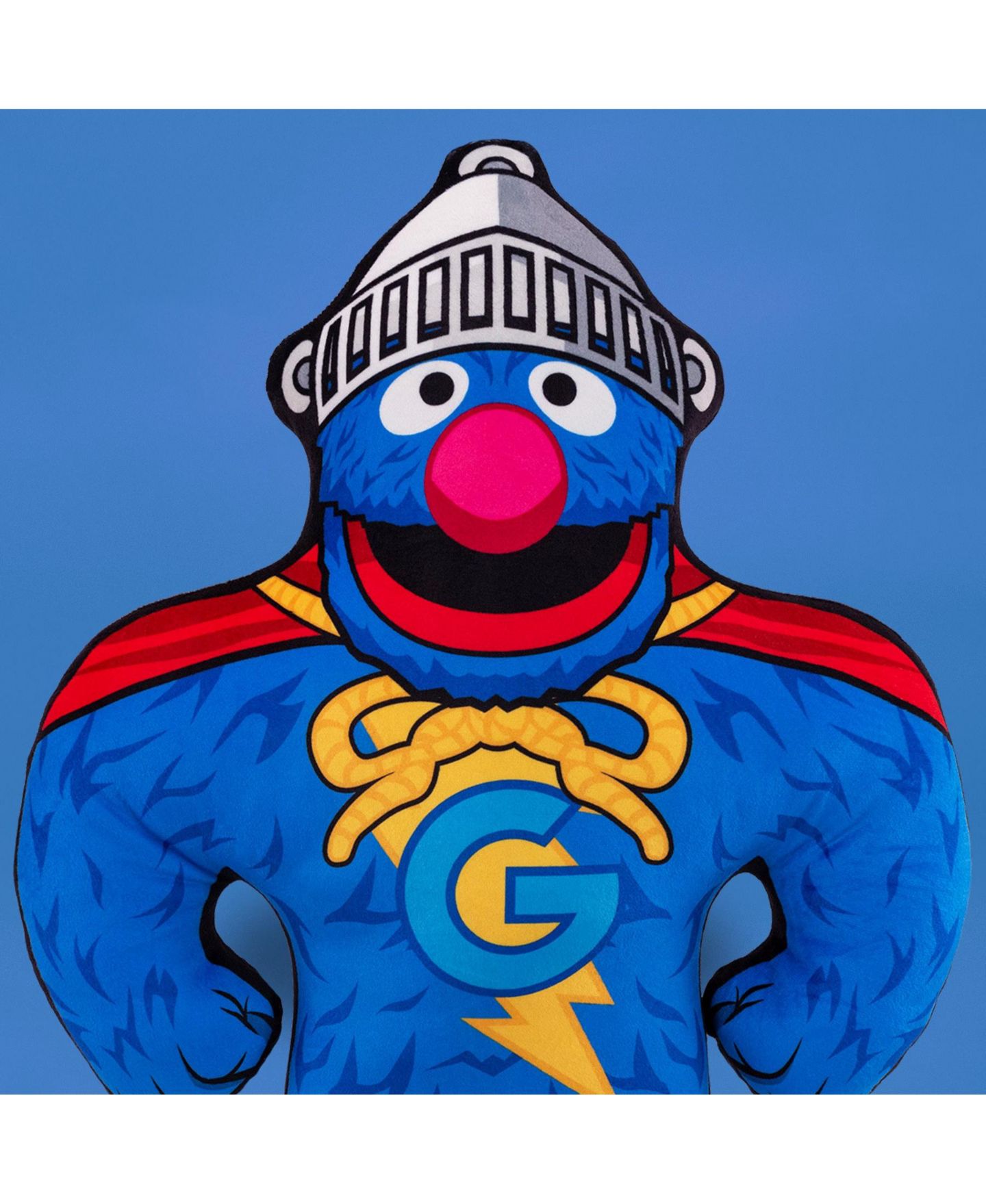 Детская мягкая игрушка Bleacher Creatures Sesame Street Super Grover 24" Plush — фото 6