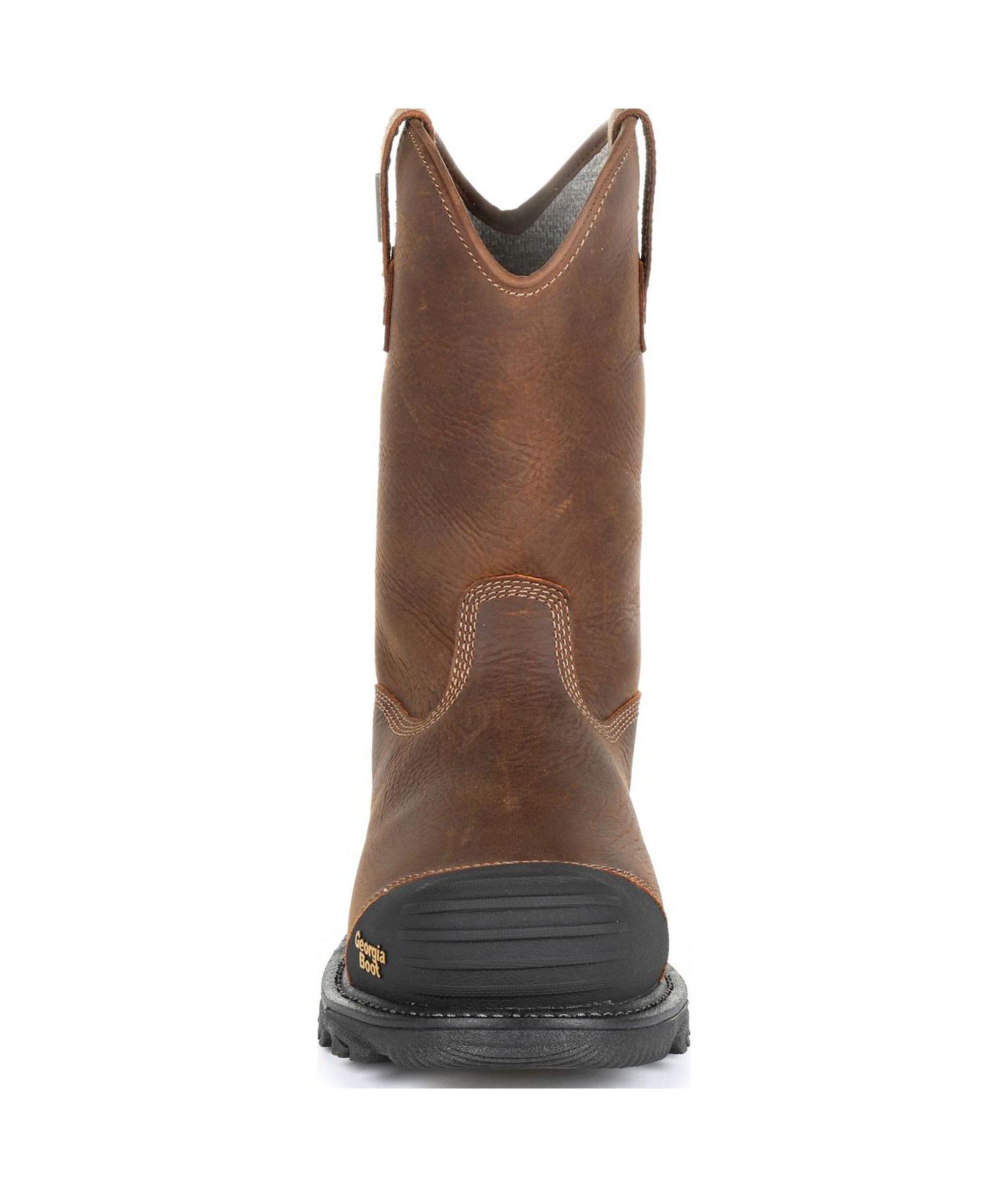 Мужские ботинки GEORGIA BOOT Rumbler Composite Toe Waterproof Pull-on Work Boot, цвет: Чёрный / Коричневый — фото 5