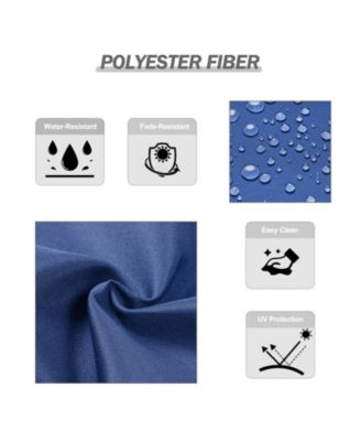 Outdoor Chair Cushions Set of 2, 25"x25", Water Resistant Outdoor Deep Seat Cushions with Handle & Adjustable Straps.