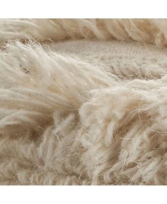 Round Ottoman for Living Room Footrest and Extra Seating