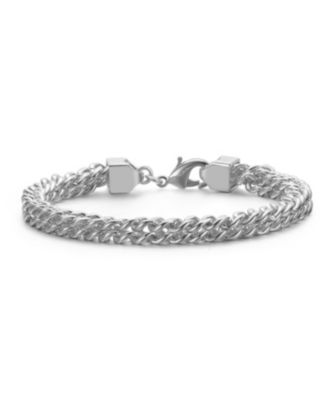 Timeless Polish Finish Chunky Mesh Link Chain Bracelet