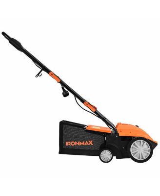 13 Inch 12 Amp Electric Scarifier with Collection Bag and Removable Blades-Orange