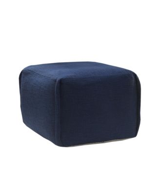 Cotton Ottoman for Comfortable Footrest and Living Room Accent
