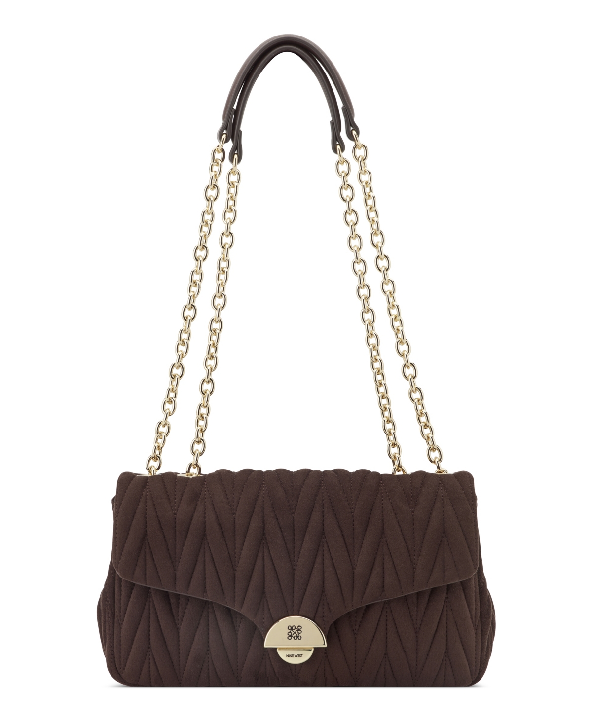 Jaslee Convertible Chain Flap Crossbody Bag - Black