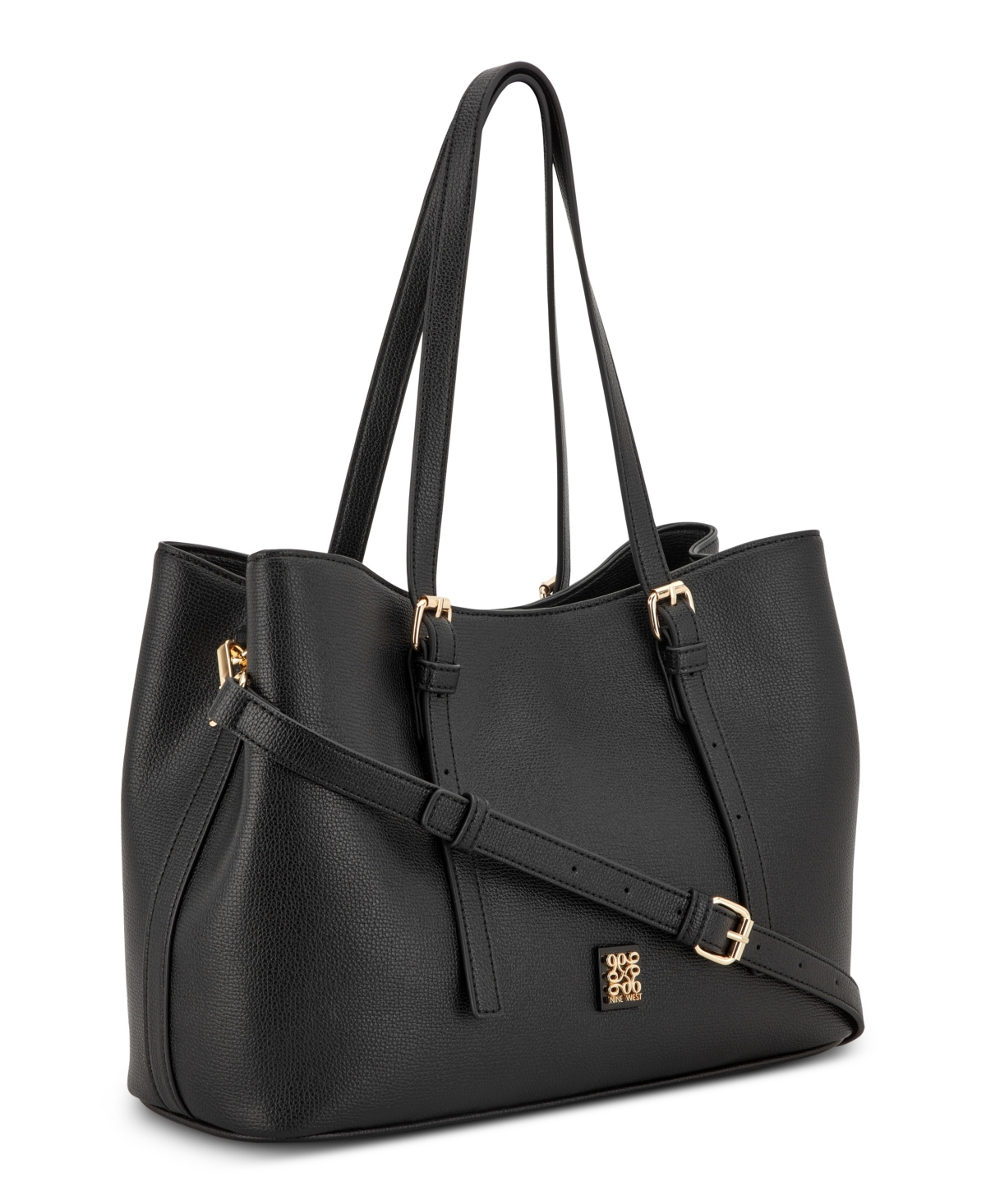 Nine West Anders Large Carryall Tote Bag In Black
